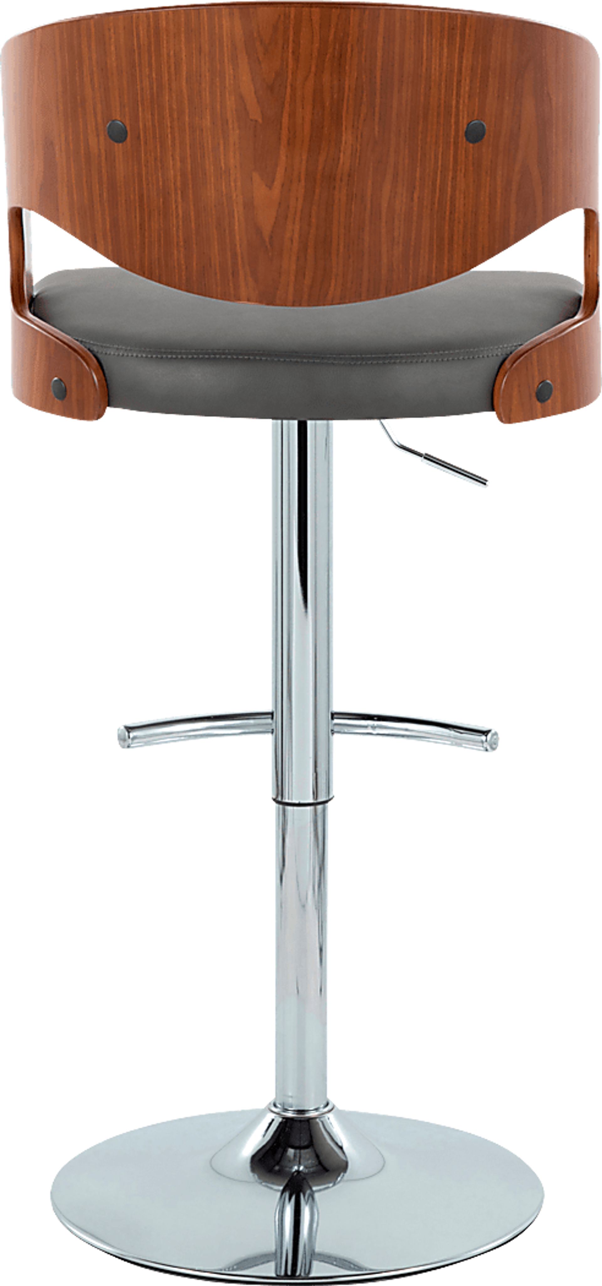 Tescord IV Gray Adjustable Barstool, Set of 2 - Image 7