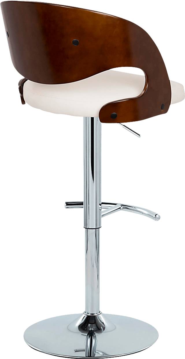 Tescord IV White Adjustable Barstool, Set of 2 - Thumbnail - Image 6