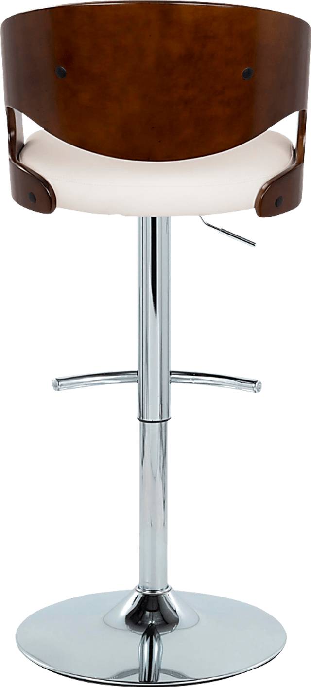 Tescord IV White Adjustable Barstool, Set of 2 - Thumbnail - Image 7