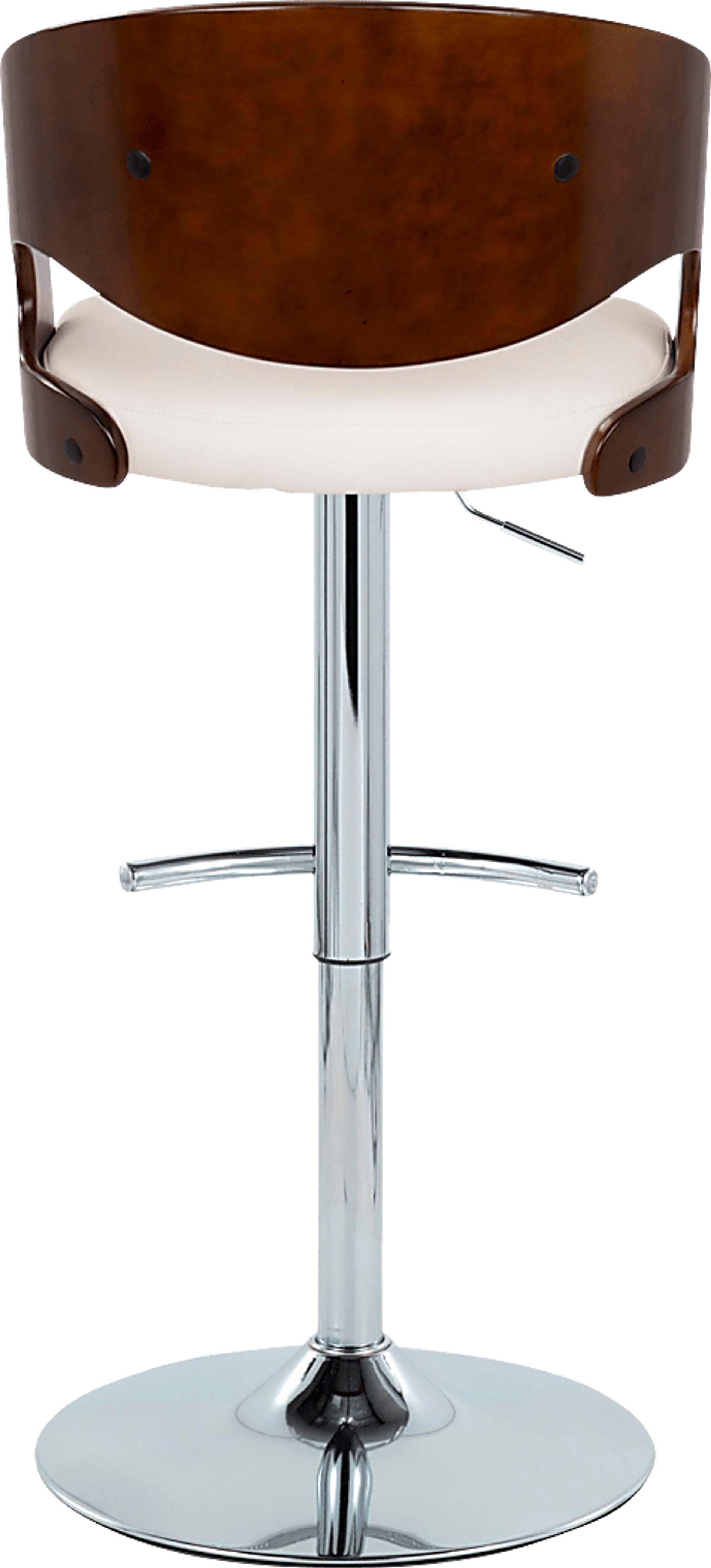 Tescord IV White Adjustable Barstool, Set of 2 - Image 7