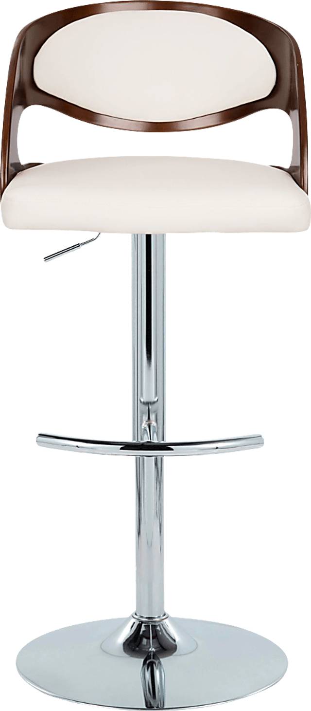 Tescord IV White Adjustable Barstool, Set of 2 - Thumbnail - Image 8