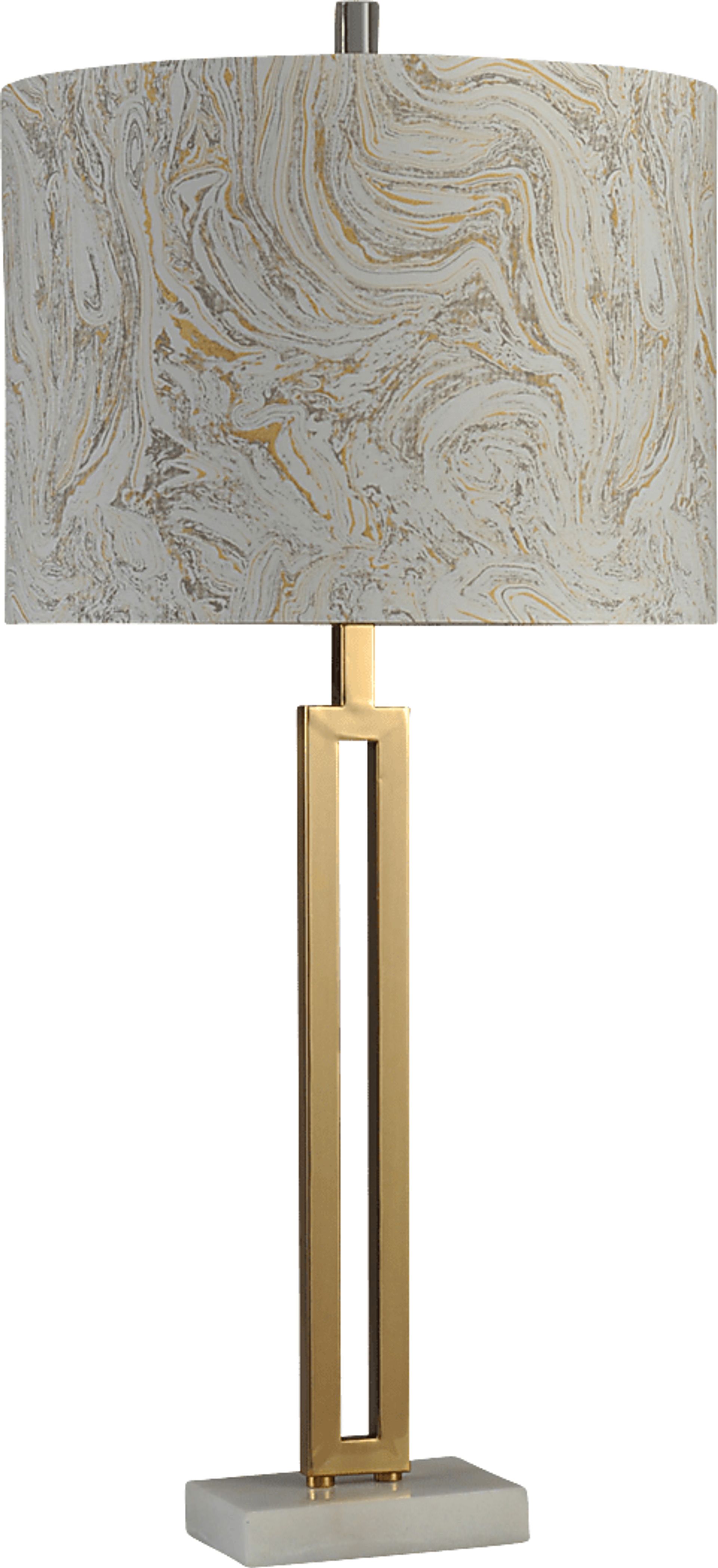 Tesmonde Gold Lamp - Image 1