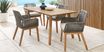 Tessere Natural Rectangle Outdoor Dining Table