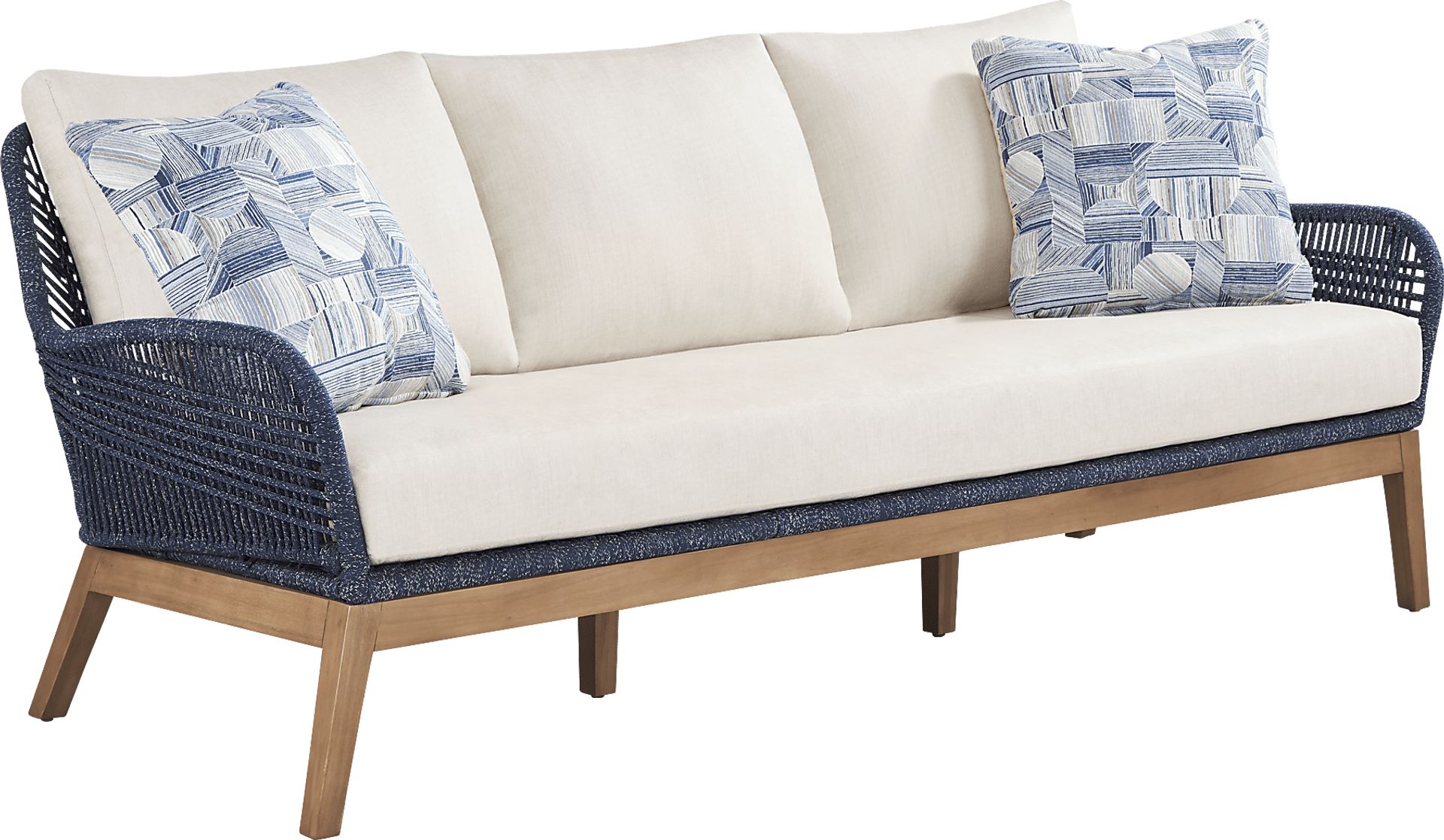 Tessere Blue 3 Pc Outdoor Seating Set - Image 3