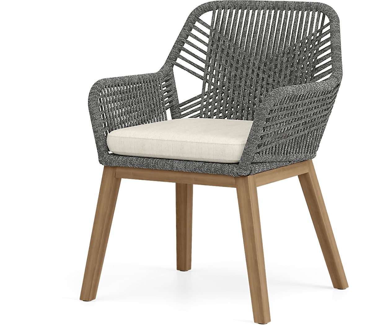 Tessere Gray Outdoor Arm Chair