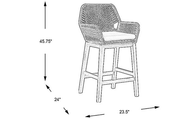 Dimension Image. Please refer to the Dimension Tab on this page for dimension details.