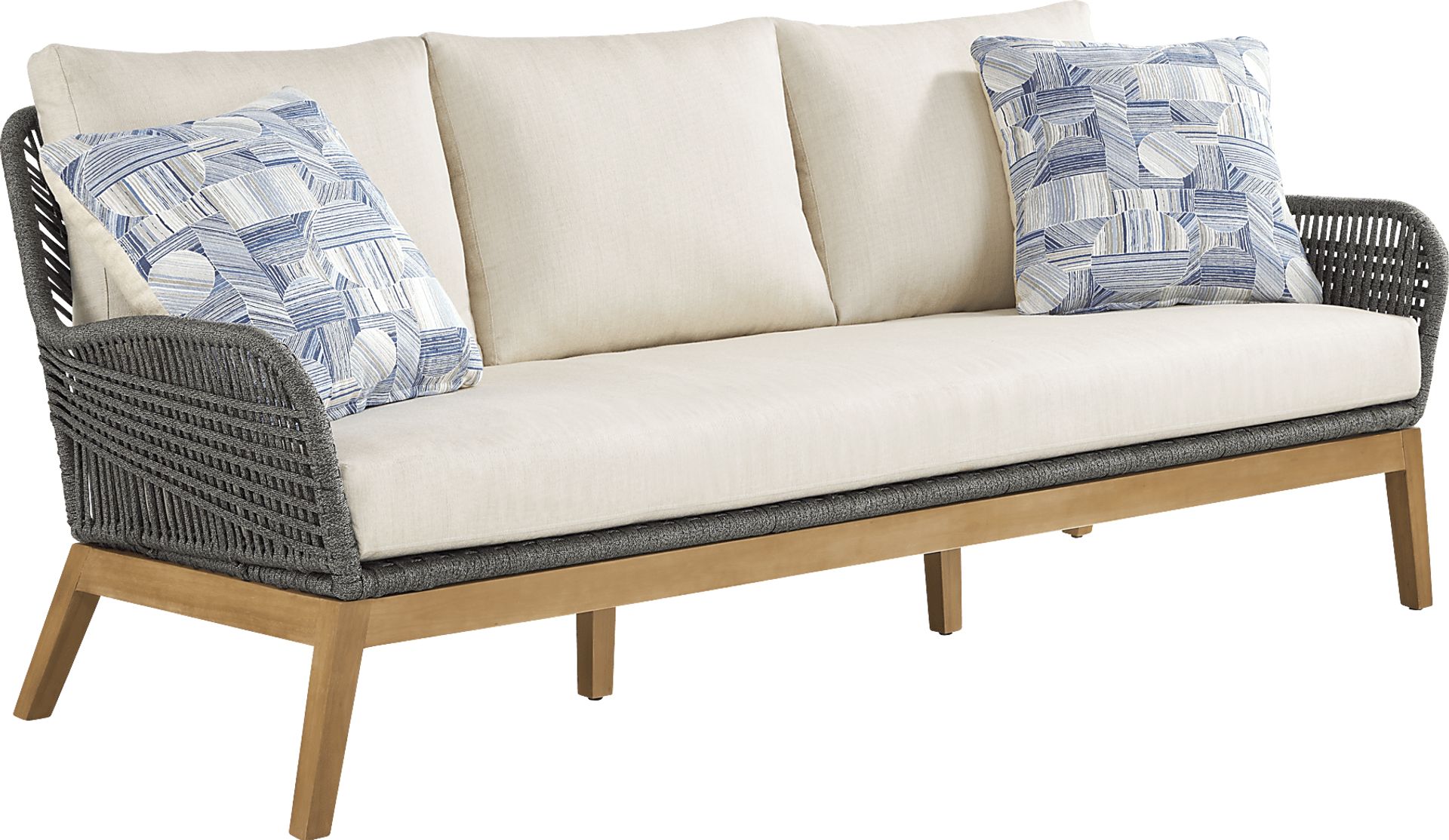 Tessere Gray 3 Pc Outdoor Seating Set - Image 3