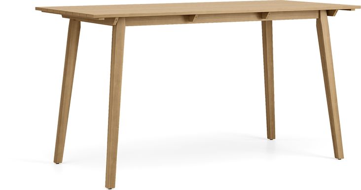 Tessere Natural Rectangle Outdoor Bar Table
