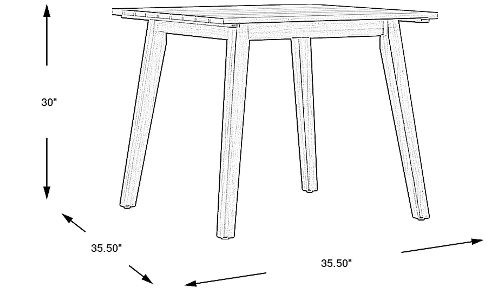 Dimension Image. Please refer to the Dimension Tab on this page for dimension details.