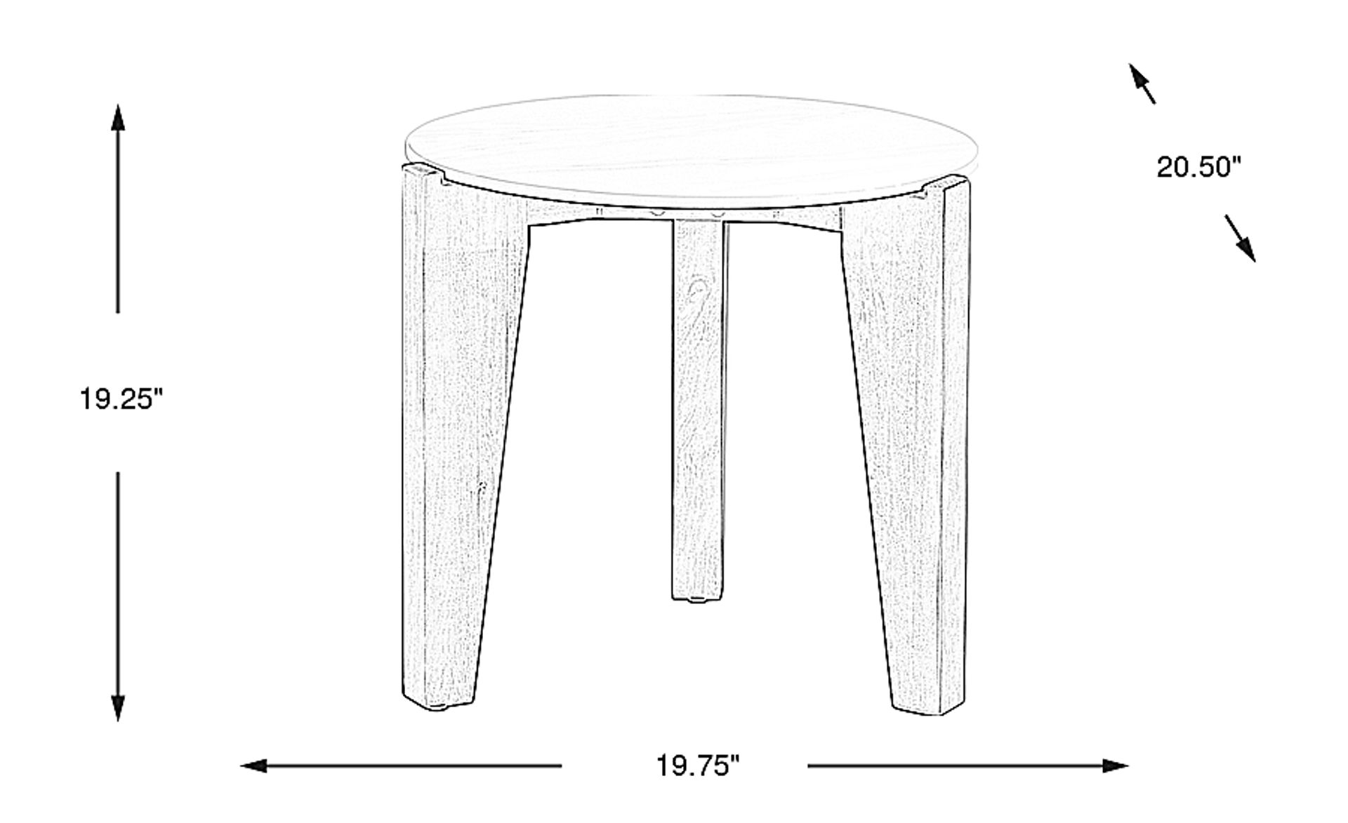 Dimension Image. Please refer to the Dimension Tab on this page for dimension details.