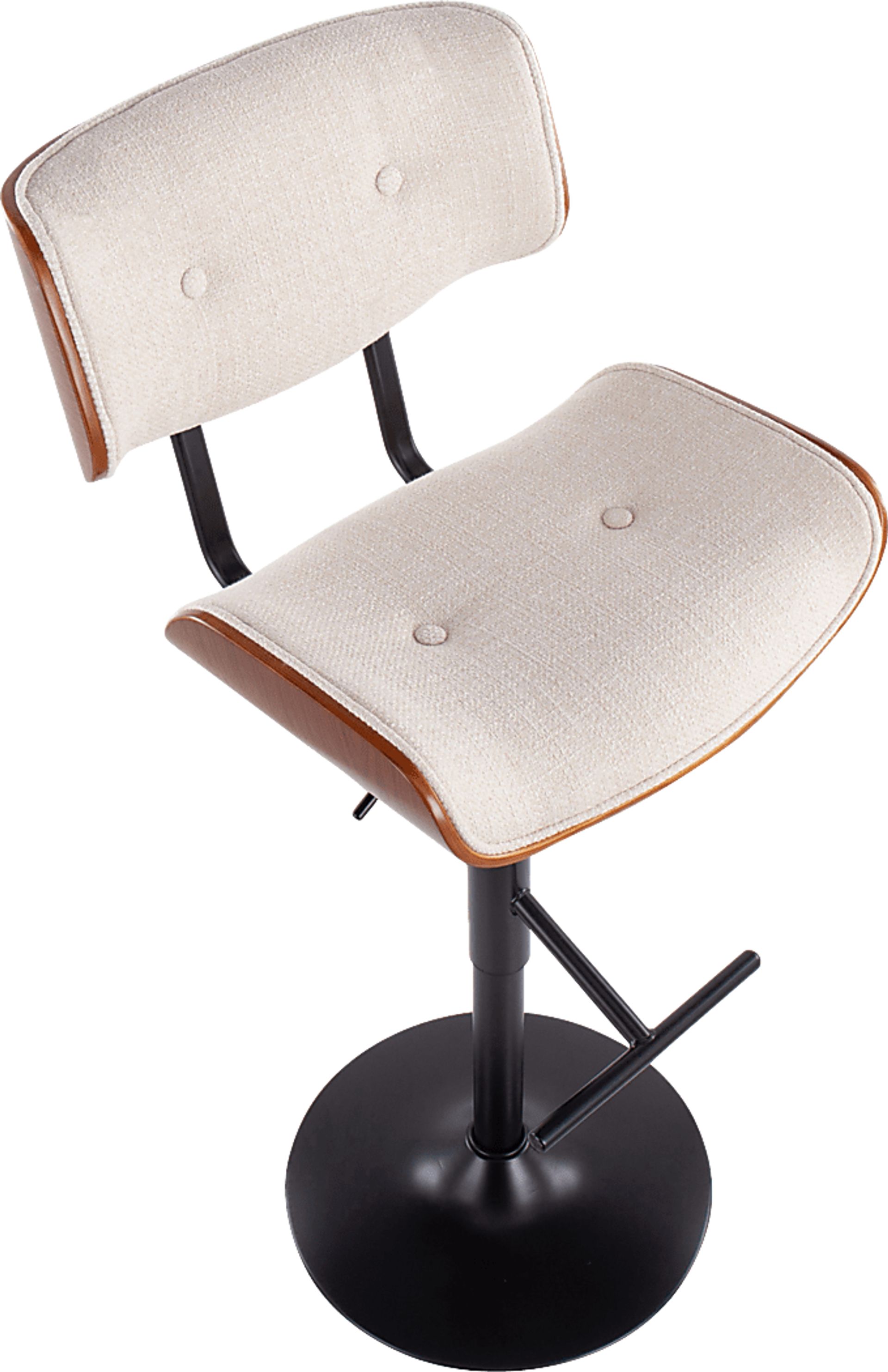 Tesshire Cream Adjustable Barstool, Set of 2 - Image 5