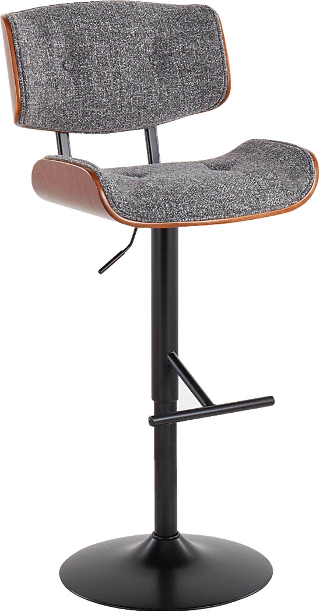 Tesshire Gray Adjustable Barstool, Set of 2 - Thumbnail - Image 4