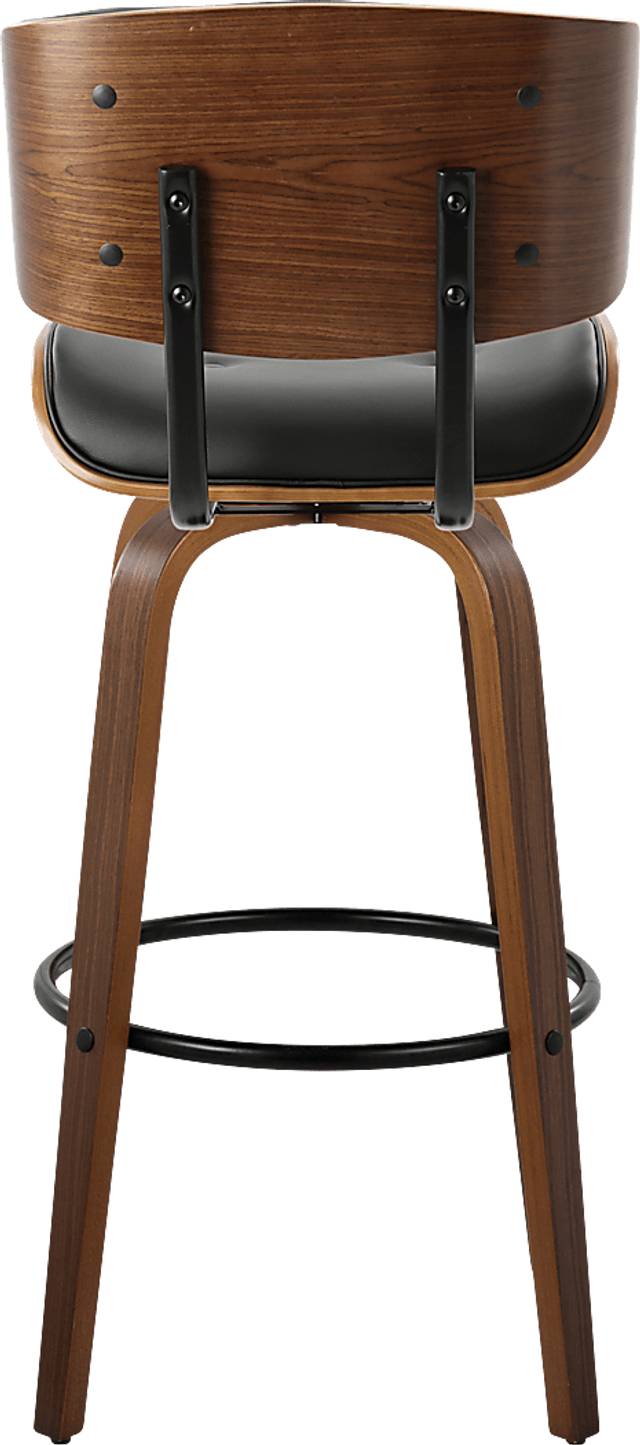 Tesshire II Black Swivel Barstool, Set of 2 - Thumbnail - Image 9