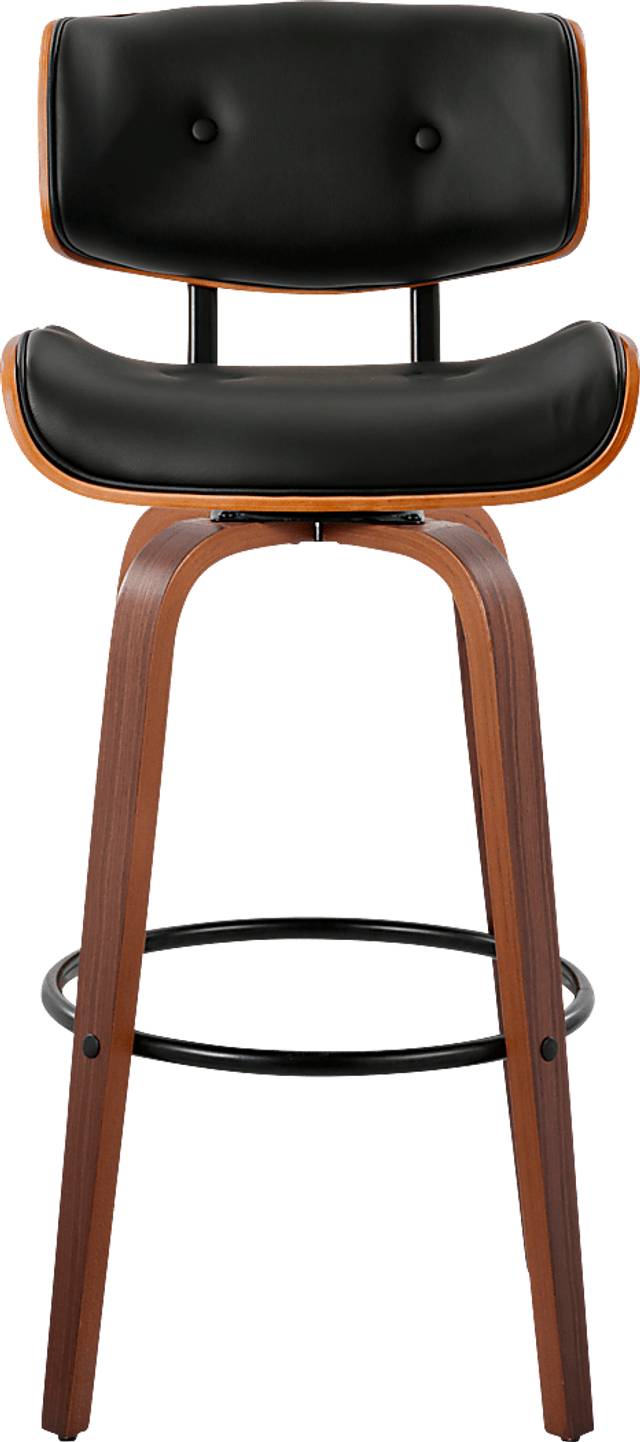 Tesshire II Black Swivel Barstool, Set of 2 - Thumbnail - Image 10