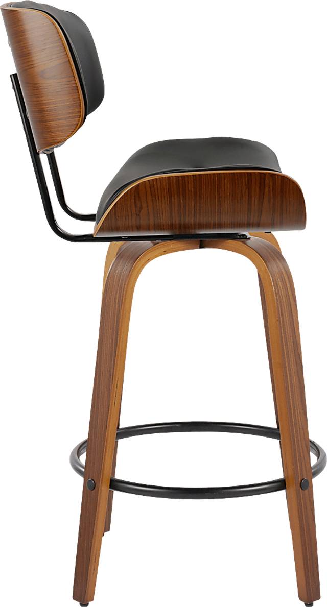 Tesshire II Black Swivel Counter Height Stool, Set of 2 - Thumbnail - Image 5