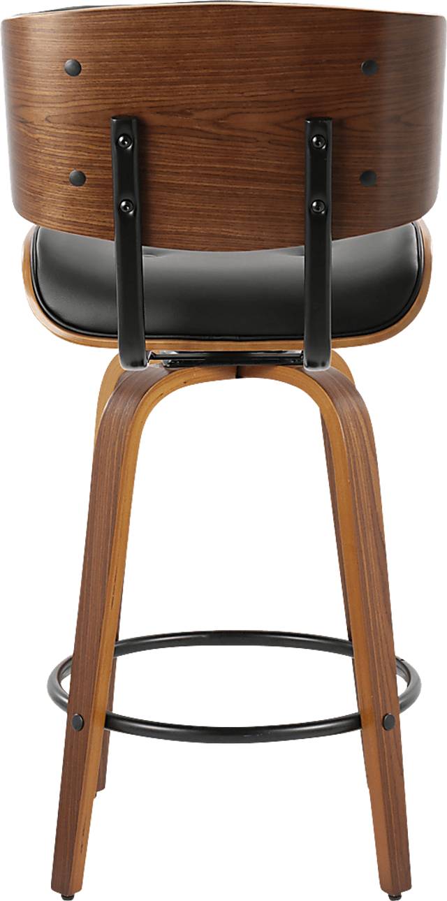 Tesshire II Black Swivel Counter Height Stool, Set of 2 - Thumbnail - Image 7