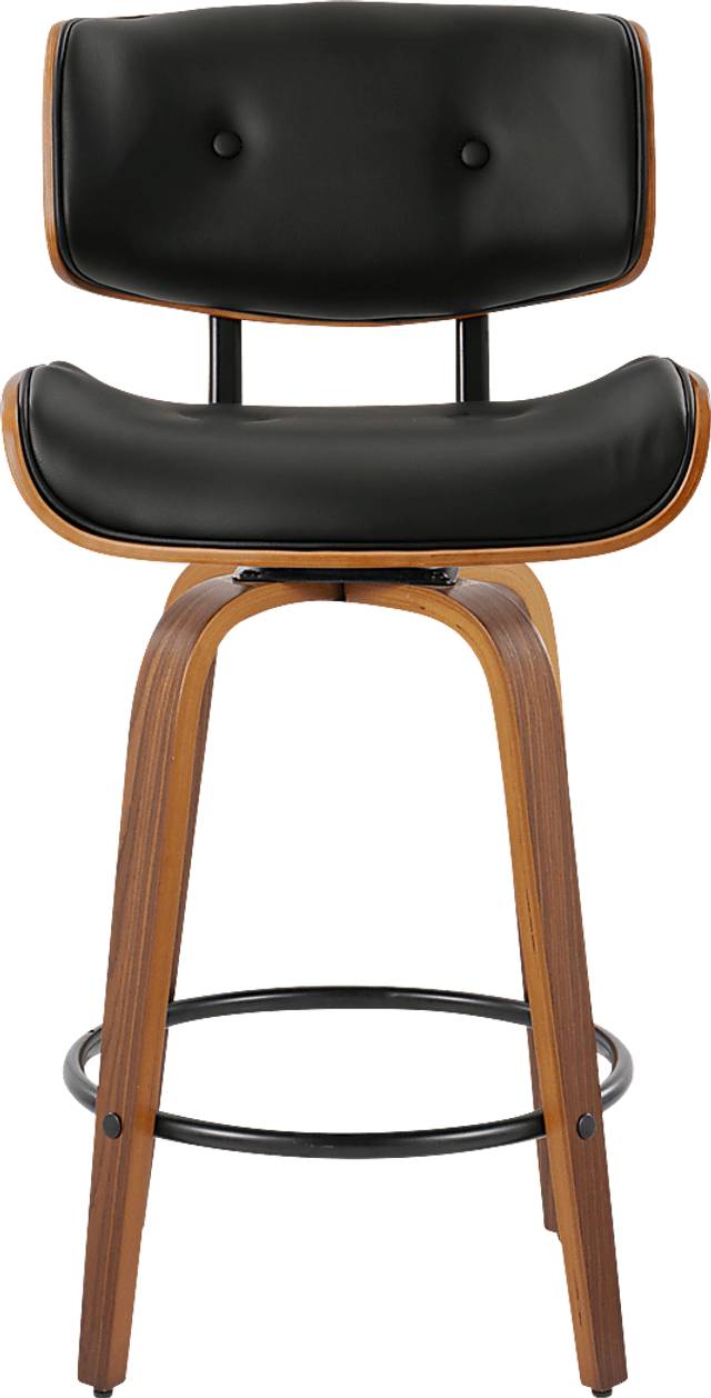 Tesshire II Black Swivel Counter Height Stool, Set of 2 - Thumbnail - Image 8