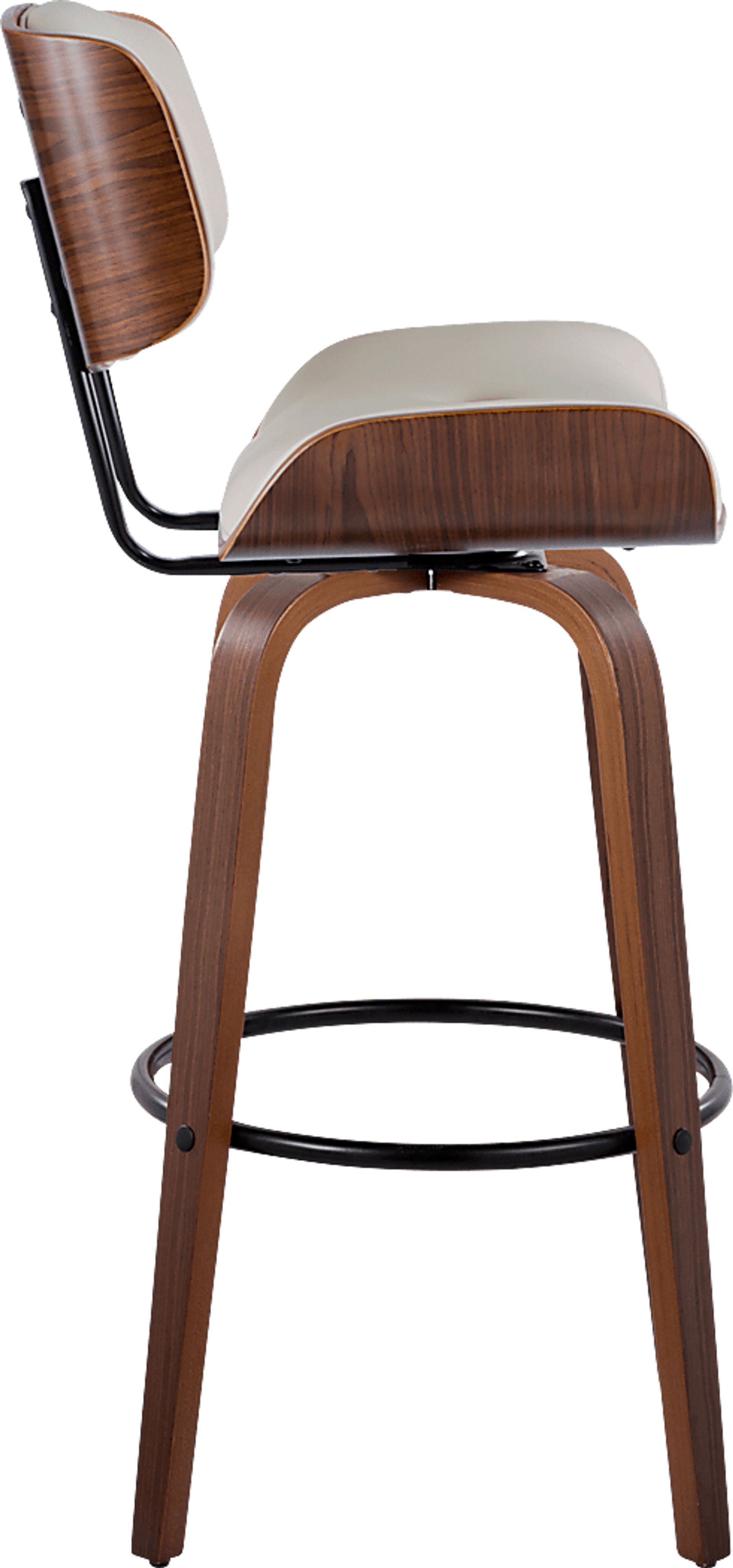 Tesshire II Cream Swivel Barstool, Set of 2 - Image 7