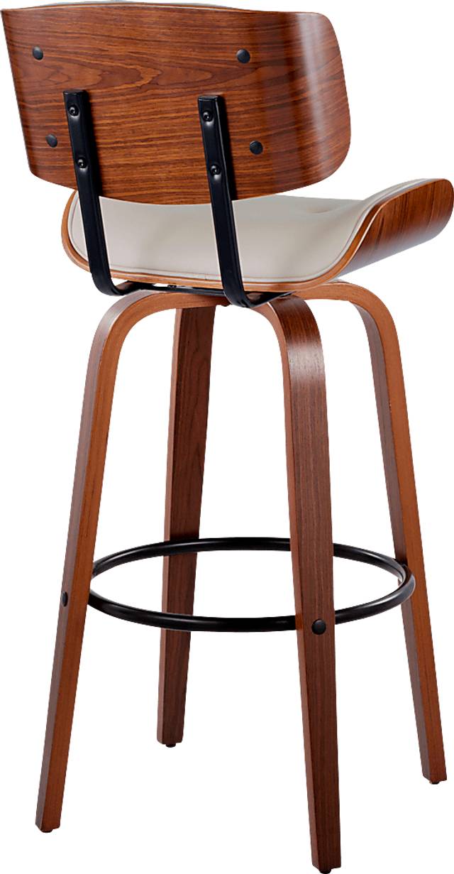 Tesshire II Cream Swivel Barstool, Set of 2 - Thumbnail - Image 8