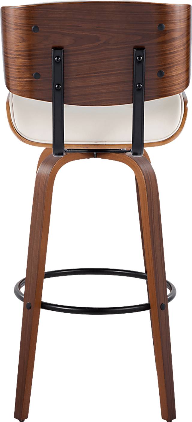 Tesshire II Cream Swivel Barstool, Set of 2 - Thumbnail - Image 9