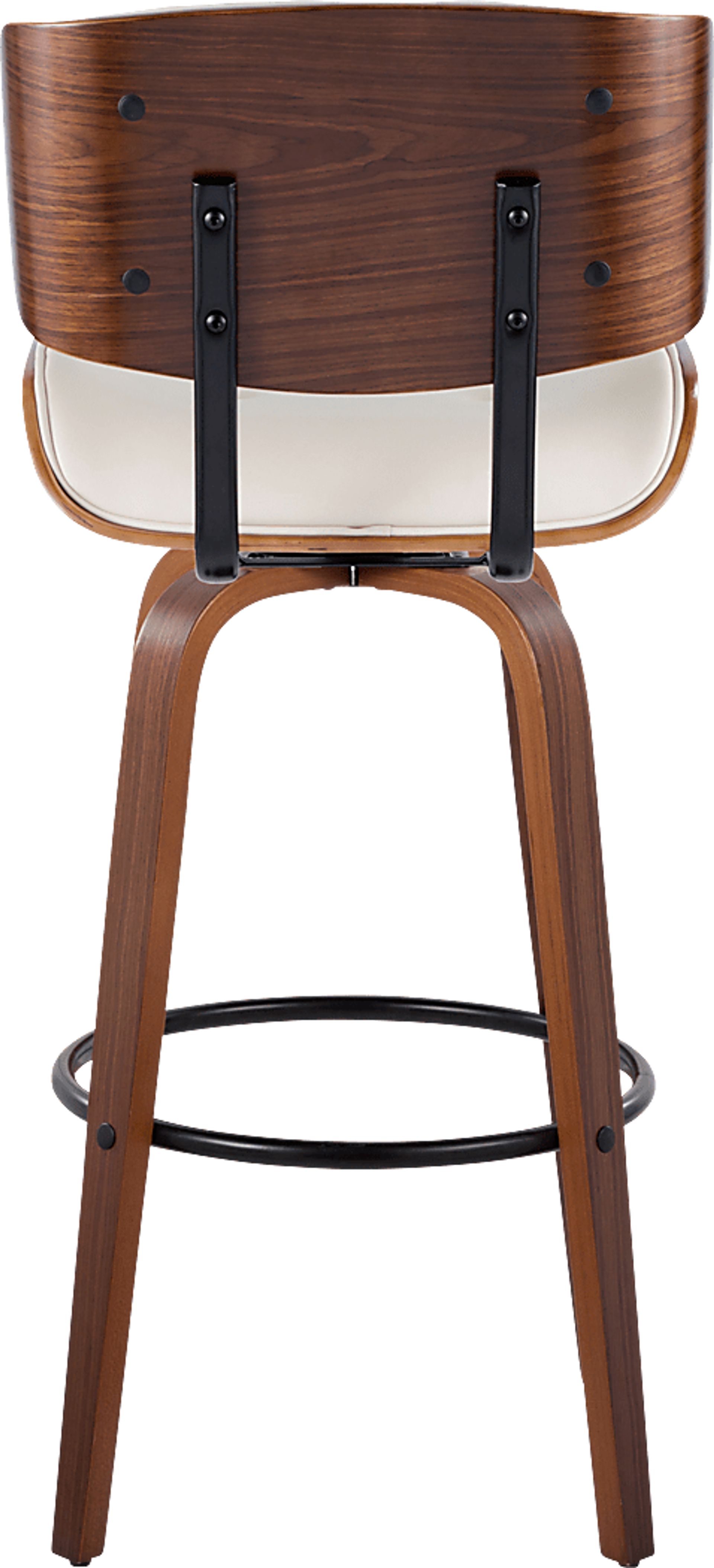 Tesshire II Cream Swivel Barstool, Set of 2 - Image 9