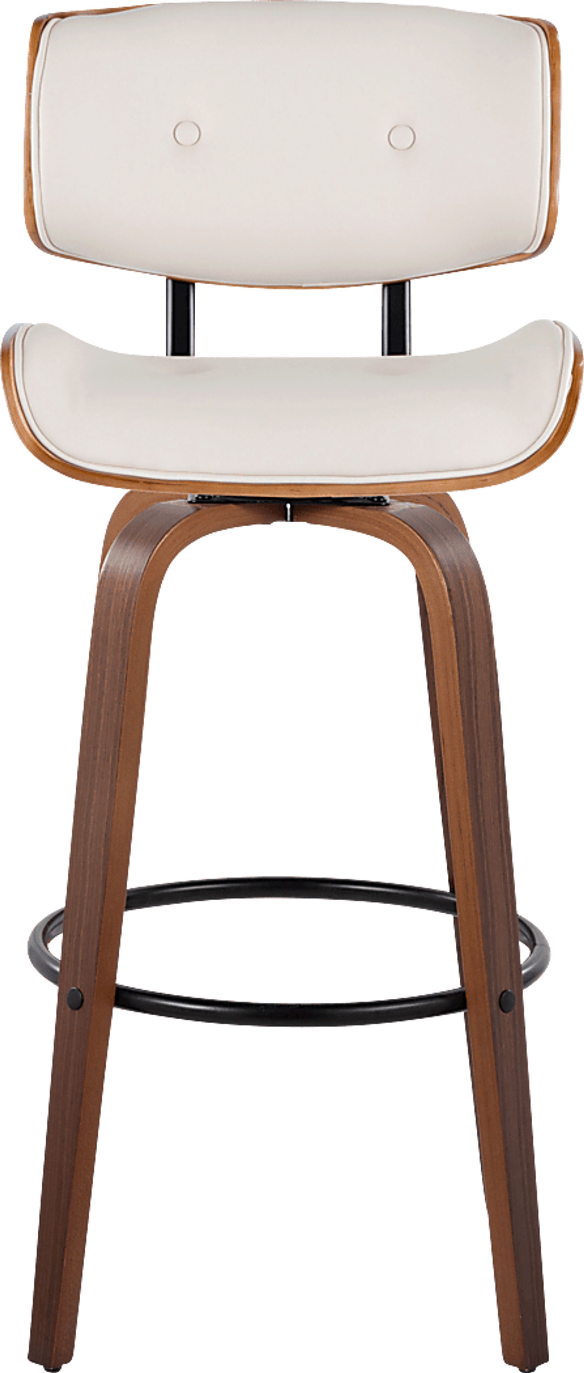 Tesshire II Cream Swivel Barstool, Set of 2 - Image 10