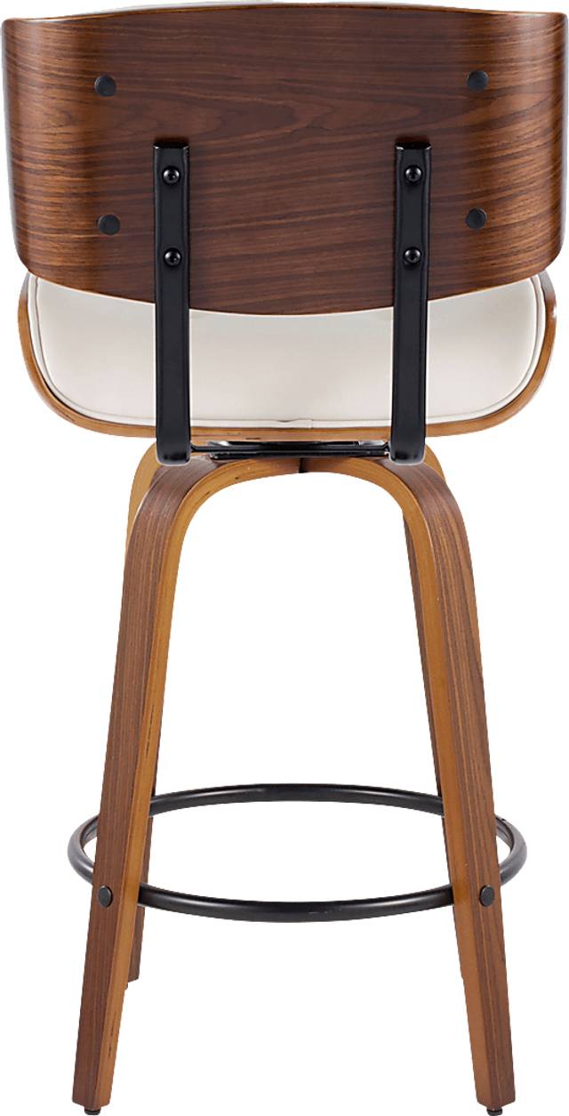 Tesshire II Cream Swivel Counter Height Stool, Set of 2 - Thumbnail - Image 7