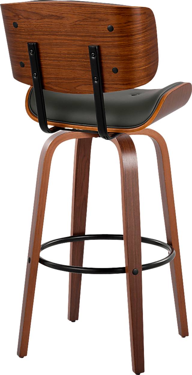 Tesshire II Charcoal Swivel Barstool, Set of 2 - Thumbnail - Image 9