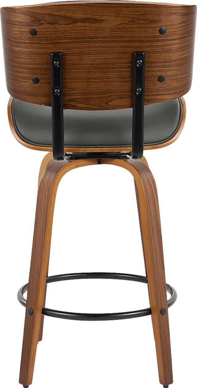 Tesshire II Gray Swivel Counter Height Stool, Set of 2 - Thumbnail - Image 7