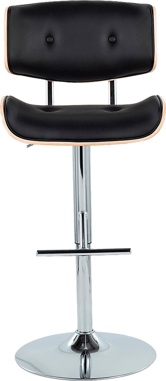Tesshire III Black Adjustable Barstool, Set of 2 - Thumbnail - Image 8