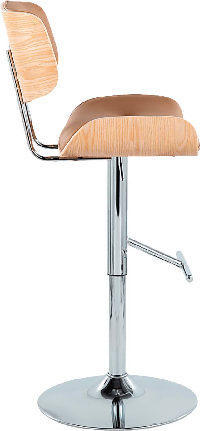 Tesshire III Camel Adjustable Barstool, Set of 2 - Thumbnail - Image 5