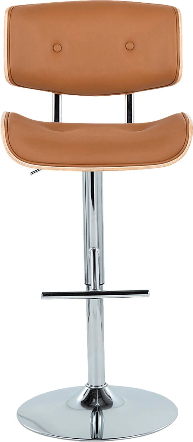 Tesshire III Camel Adjustable Barstool, Set of 2 - Thumbnail - Image 8
