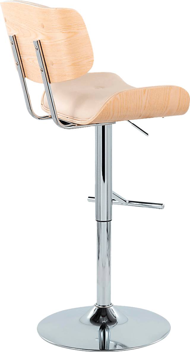 Tesshire III Cream Adjustable Barstool, Set of 2 - Thumbnail - Image 6