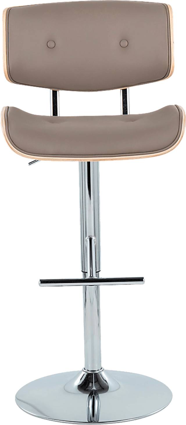 Tesshire III Light Gray Adjustable Barstool, Set of 2 - Thumbnail - Image 8
