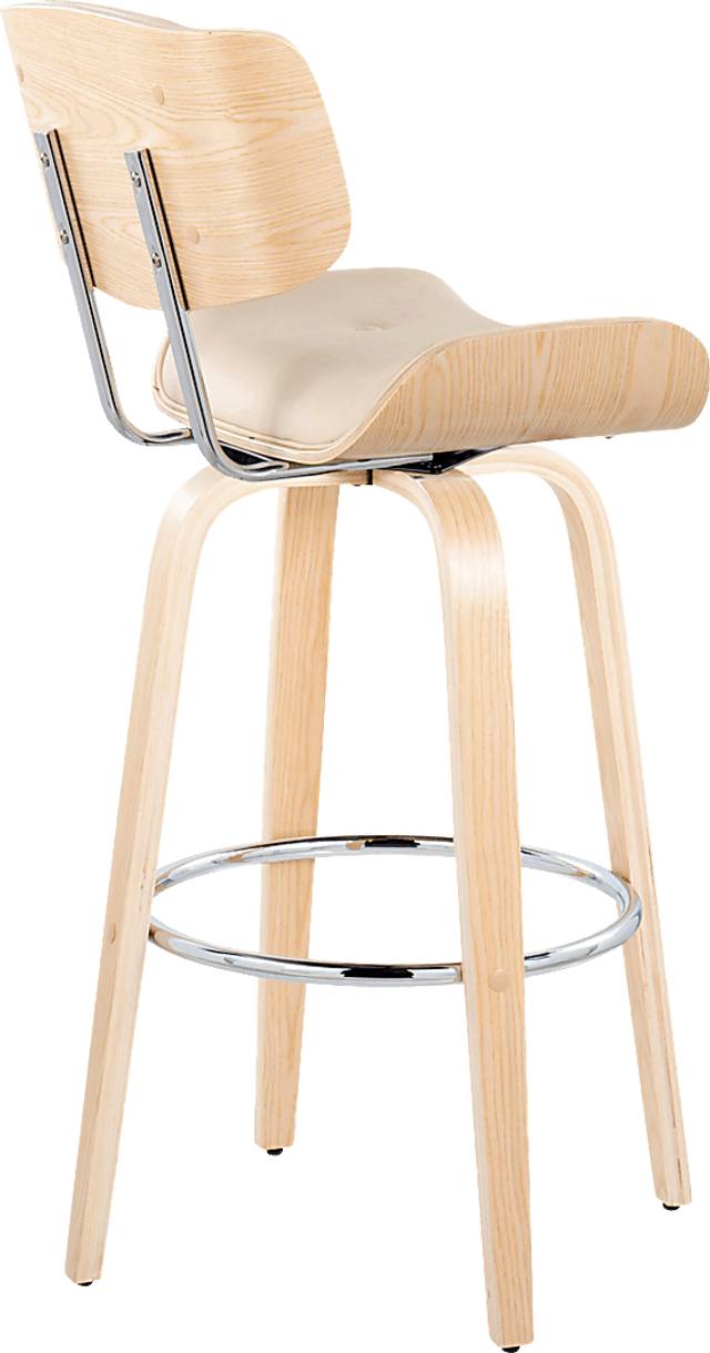 Tesshire IV Cream Swivel Barstool, Set of 2 - Thumbnail - Image 8