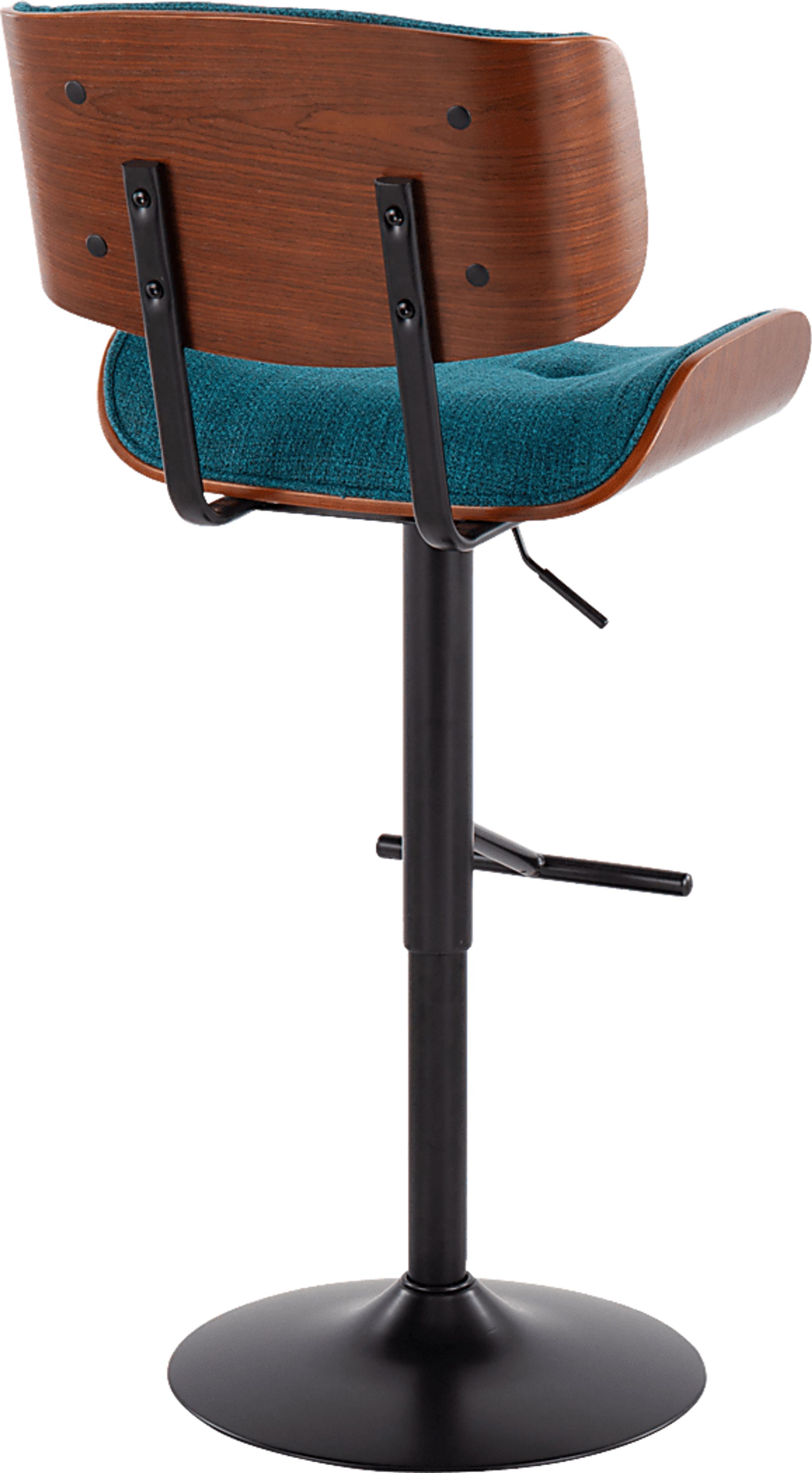 Tesshire Teal Adjustable Barstool, Set of 2 - Image 5
