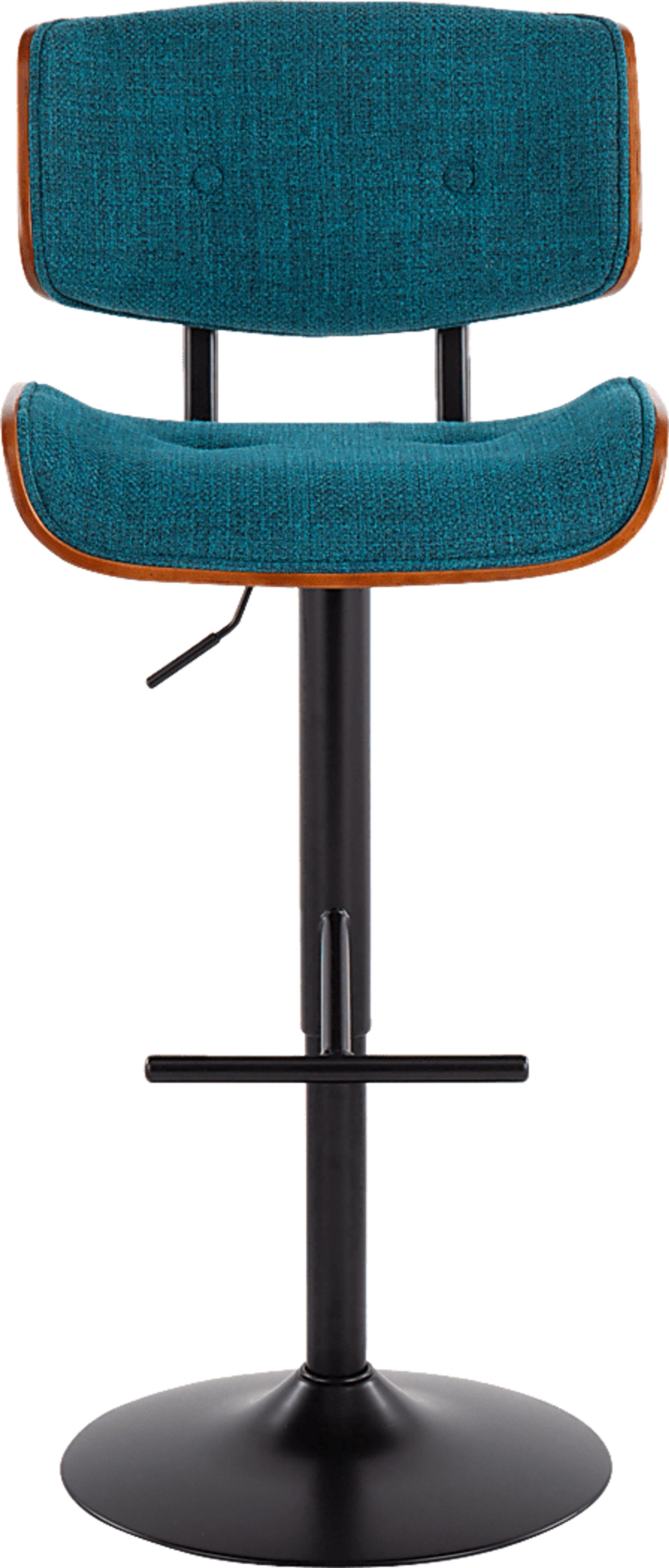 Tesshire Teal Adjustable Barstool, Set of 2 - Image 9