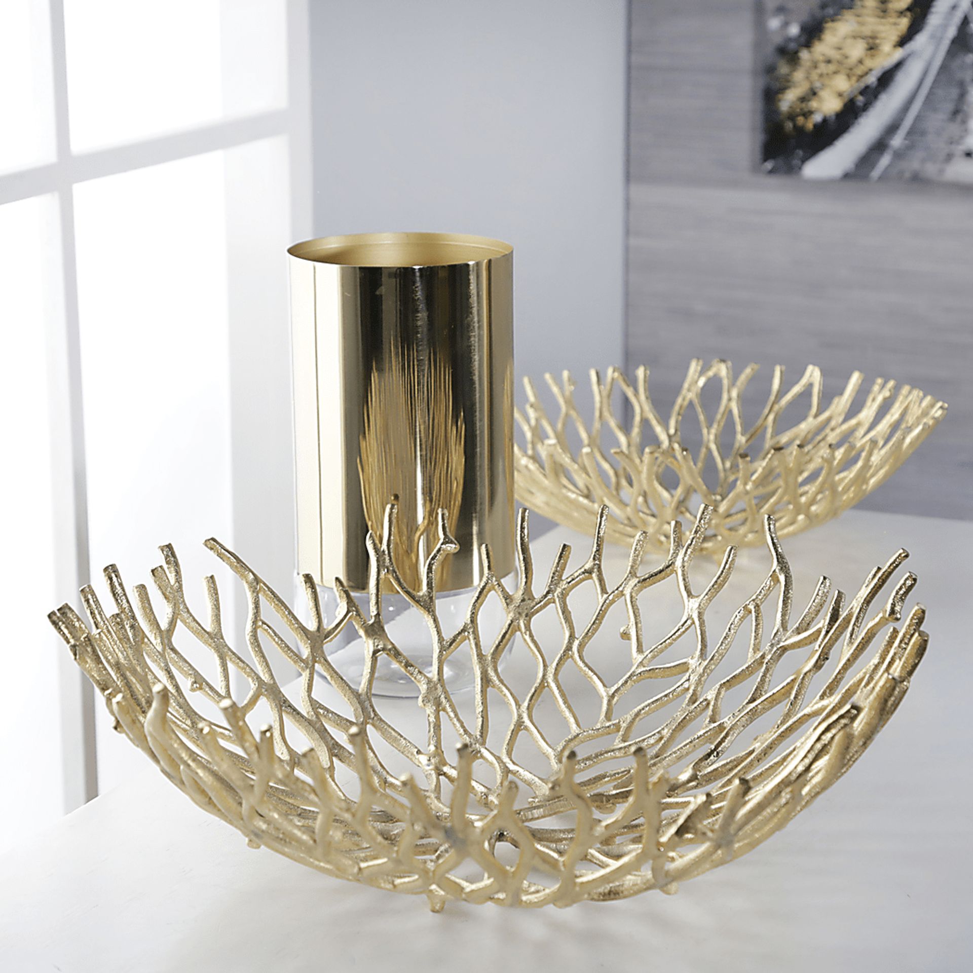 Tessier Gold Bowl, Set of 2 - Image 2