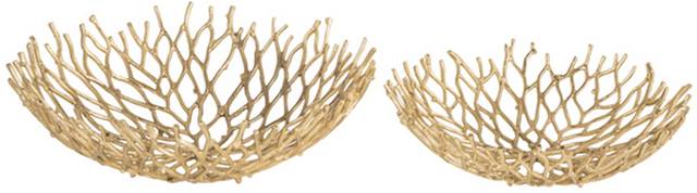 Tessier Gold Bowl, Set of 2 - Thumbnail - Image 3
