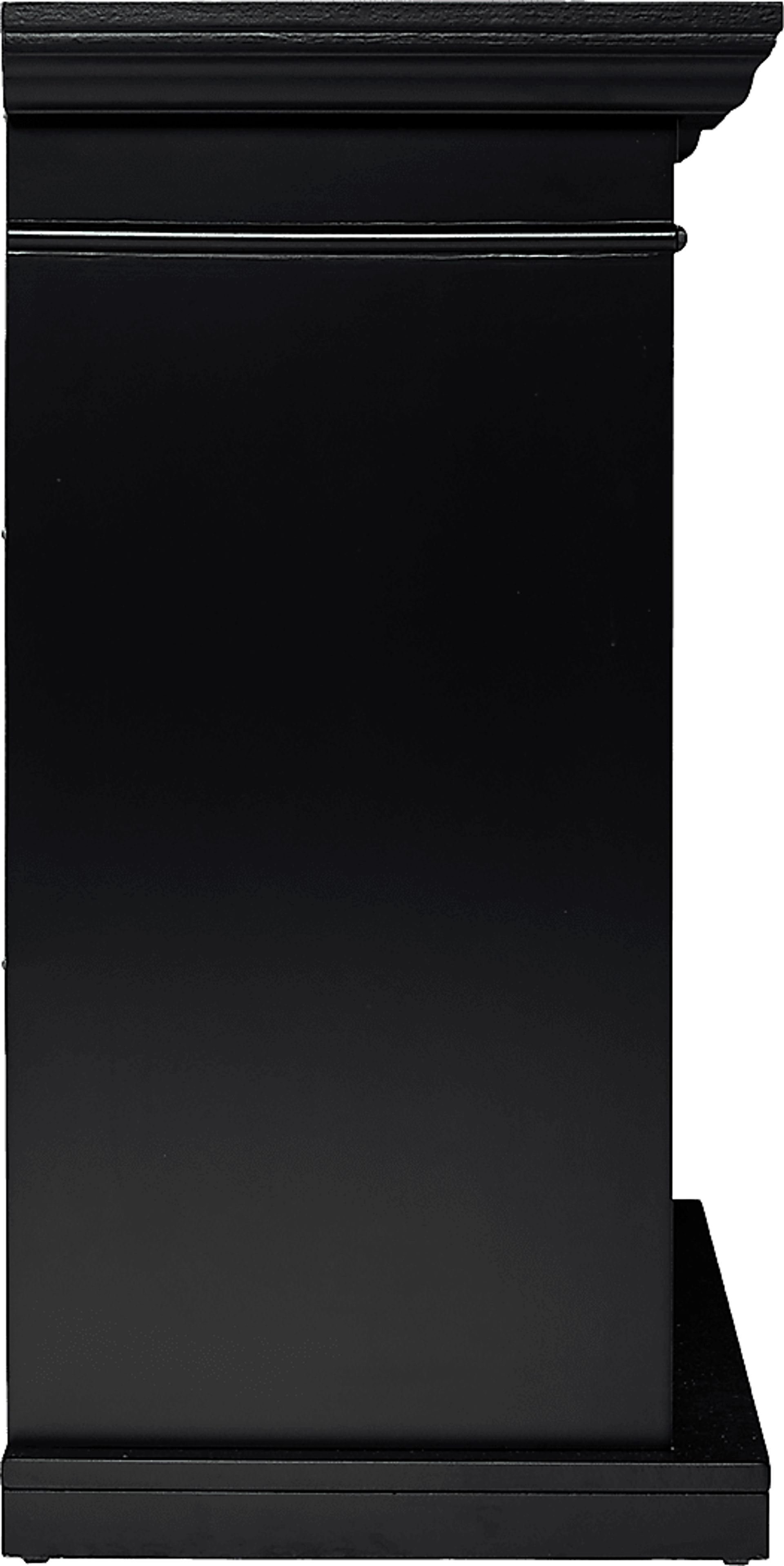 Tessman IV Black 54 in. Console, With Touch Panel Electric Fireplace - Image 6