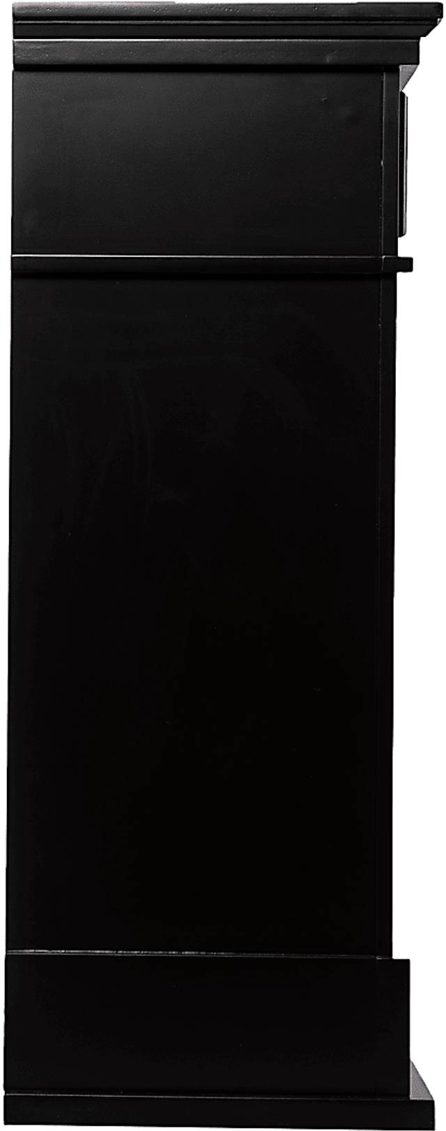 Tetbury V Black 46 in. Console with Electric Fireplace - Thumbnail - Image 3