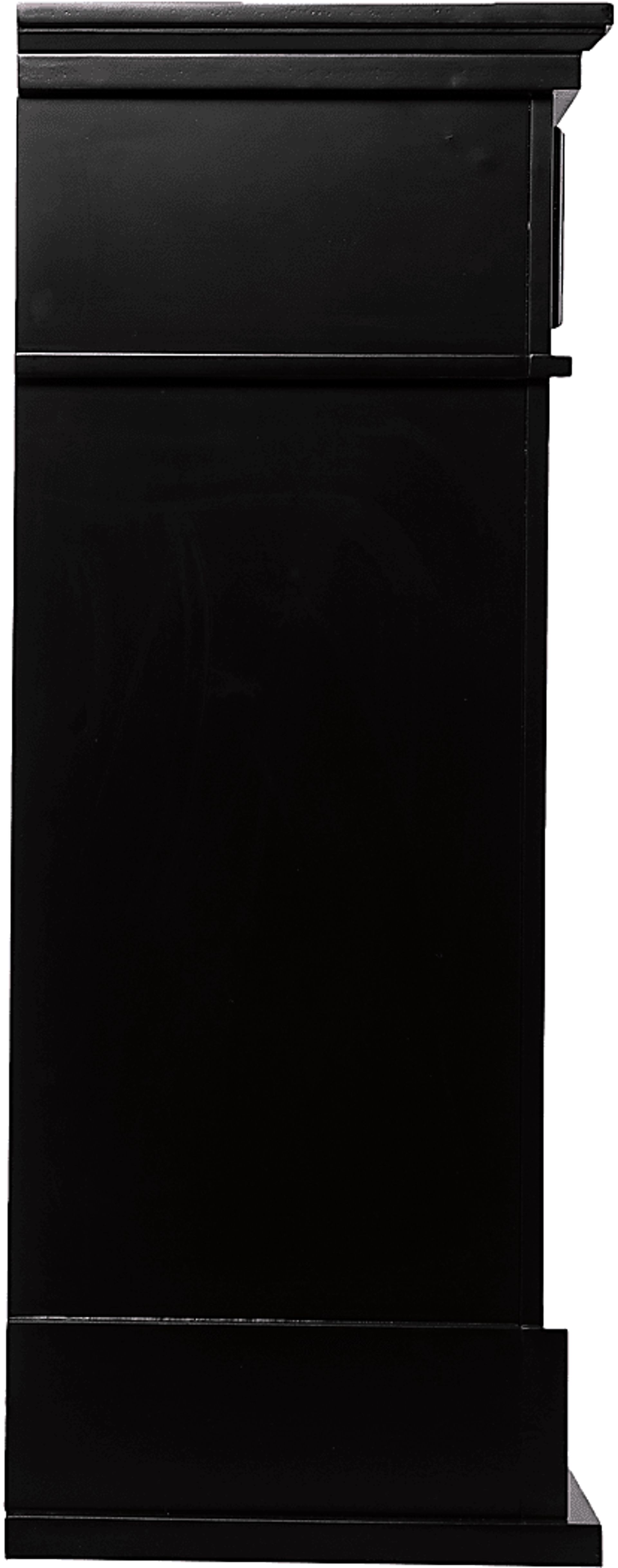 Tetbury V Black 46 in. Console with Electric Fireplace - Image 3