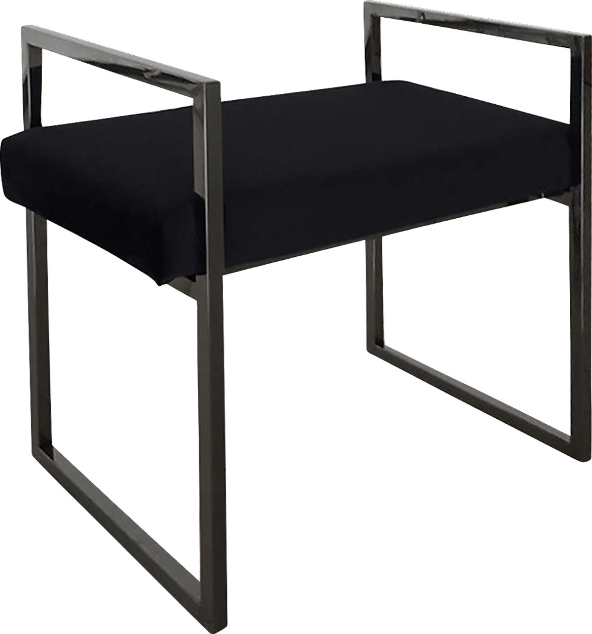 Tetlow Black Black,Colors Vanity Bench | Rooms to Go