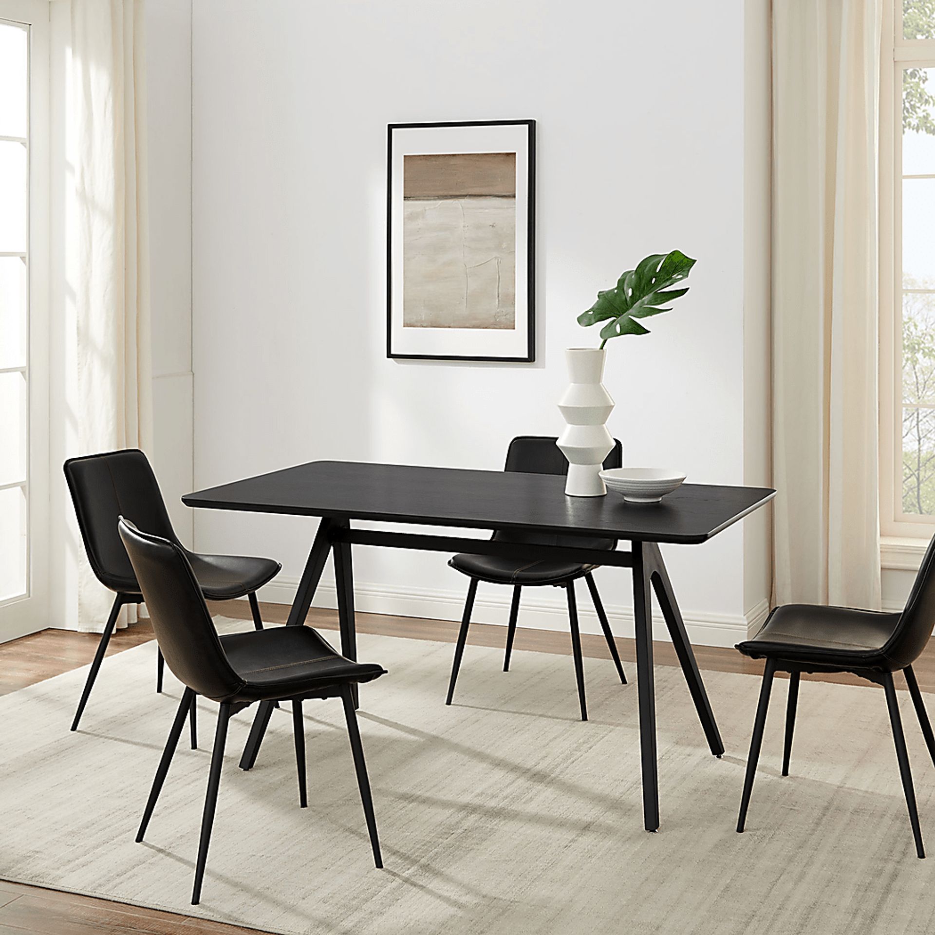 Tetter Black Dining Table - Image 2