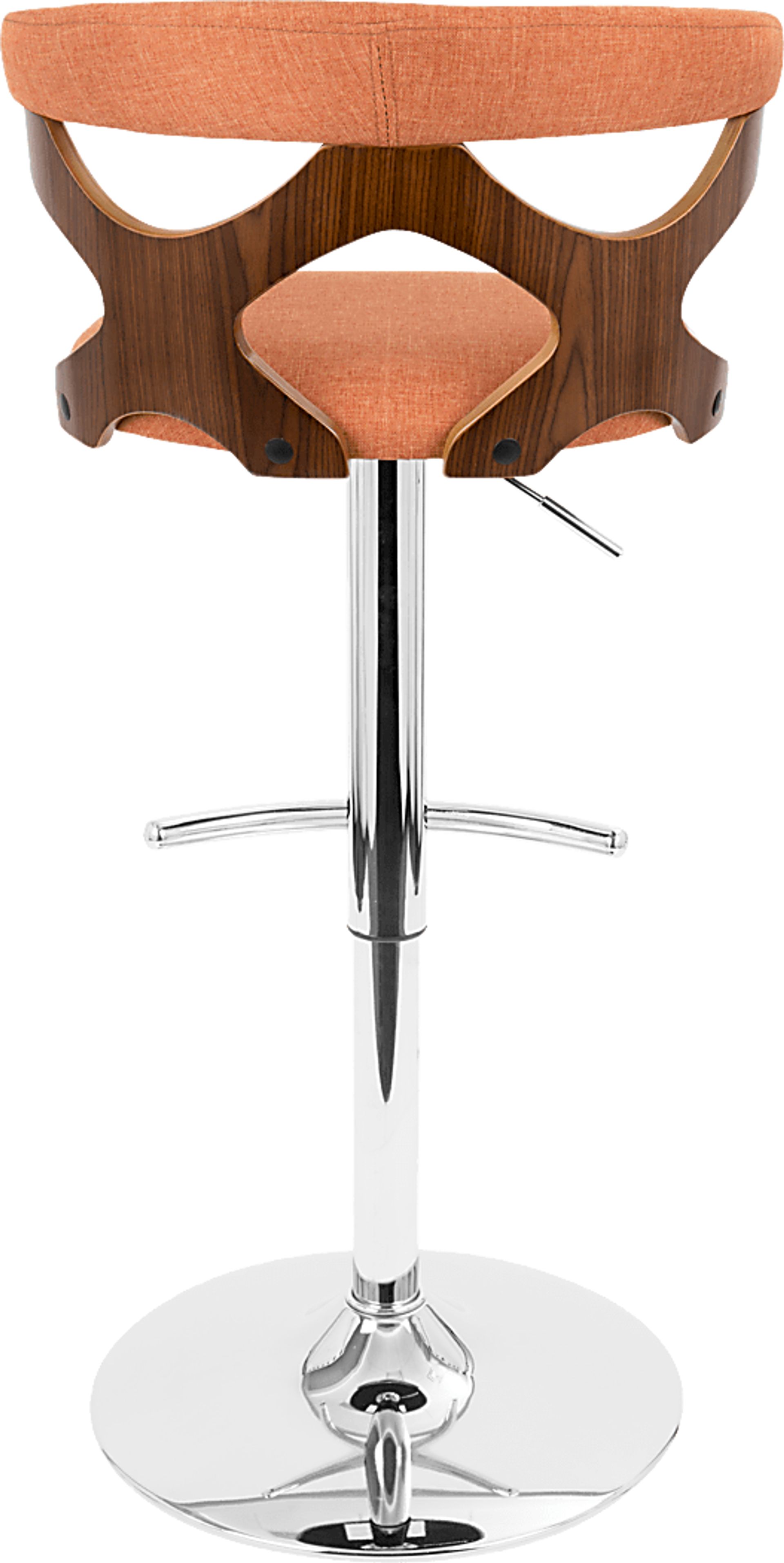 Teurville Orange Adjustable Barstool, Set of 2 - Image 7