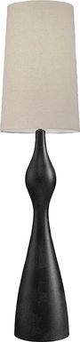 Tevis Black Floor Lamp