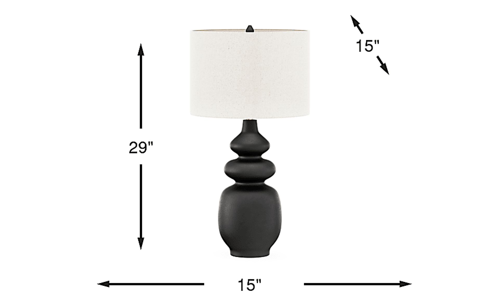 Dimension Image. Please refer to the Dimension Tab on this page for dimension details.