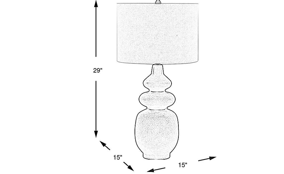 Tevis Black Table Lamp