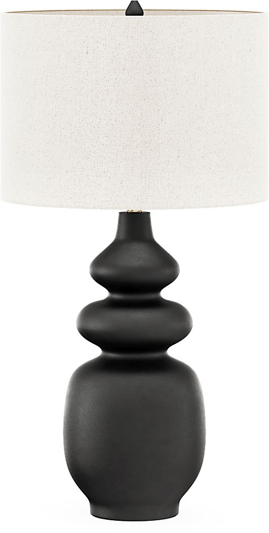 Tevis Black Table Lamp