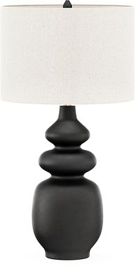 Tevis Black Table Lamp